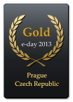 Gold   e-day 2013  Prague Czech Republic  Prague Czech Republic