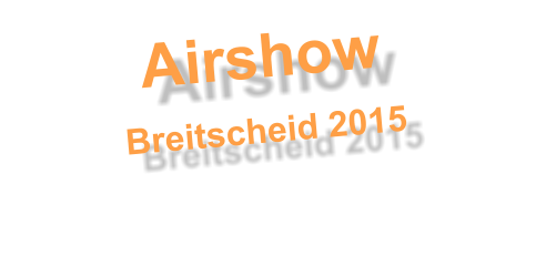 Airshow Breitscheid 2015